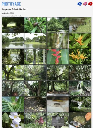 Singapore Botanic Garden - Septembre 2011