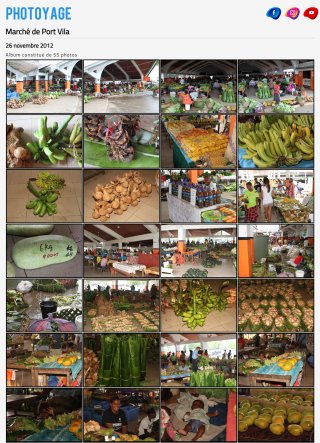 Marché de Port Vila - 26 novembre 2012