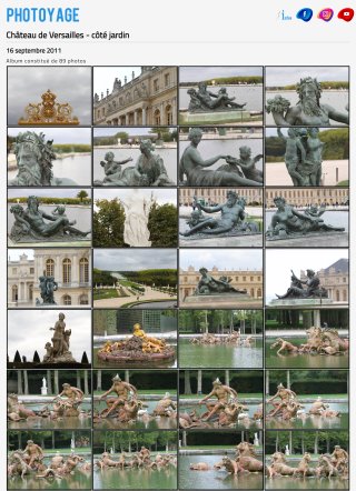 Château de Versailles - côté jardin - 16 septembre 2011