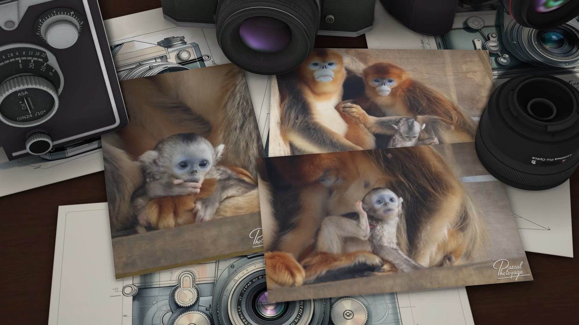 Les singes dorés du Zooparc de Beauval