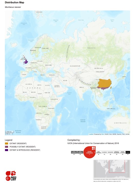 Carte de la répartition géographique